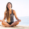 Morning Yoga Meditation by the Beach