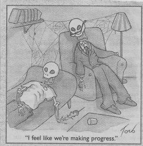 Therapist And Client Skeleton